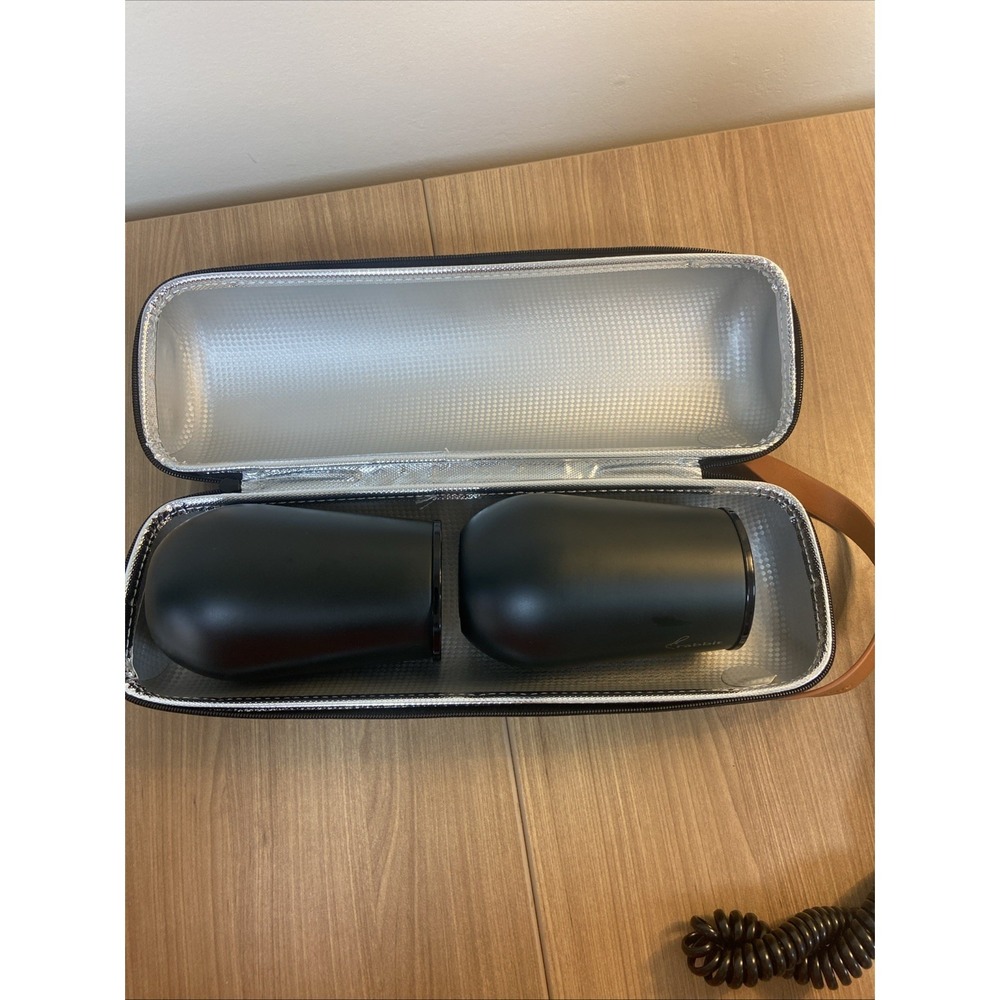 Rabbit Wine To Go Set Insulated Case & 2 Wine Tumblers Lids Portable Tailgate - Picture 9 of 9